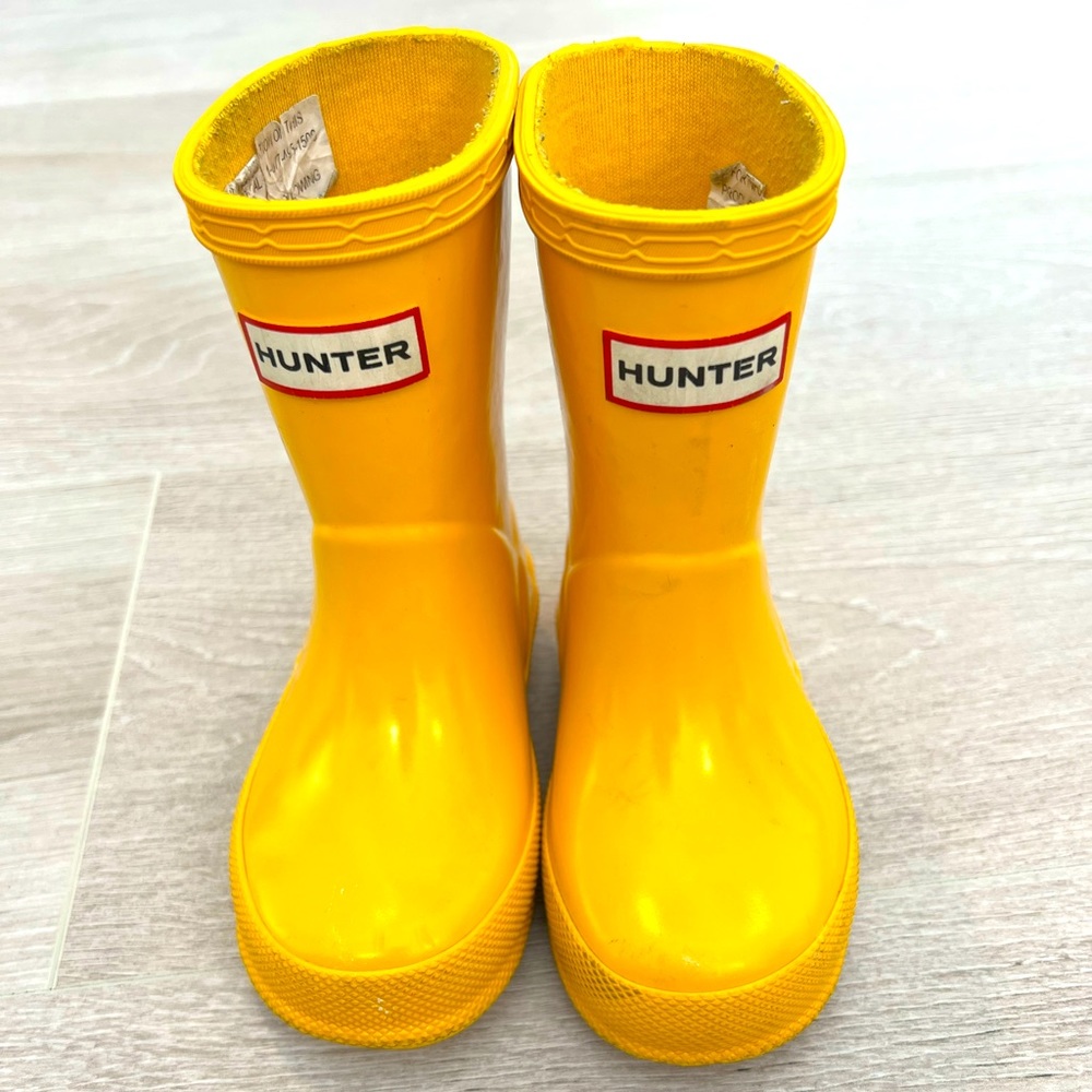 Yellow Hunter Boots